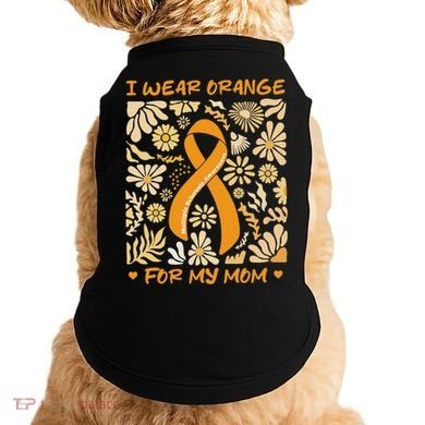 Multiple Sclerosis Awareness I Wear Orange Doggie Tank