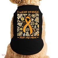Multiple Sclerosis Awareness I Wear Orange Doggie Tank thumb 0
