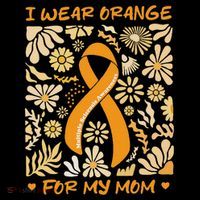 Multiple Sclerosis Awareness I Wear Orange USA-Made Doggie Bandana thumb 2
