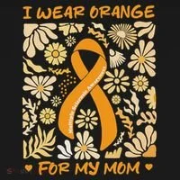 Multiple Sclerosis Awareness I Wear Orange Bucket Hat thumb 4