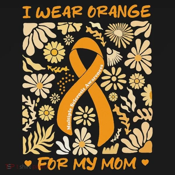 Multiple Sclerosis Awareness I Wear Orange Bucket Hat