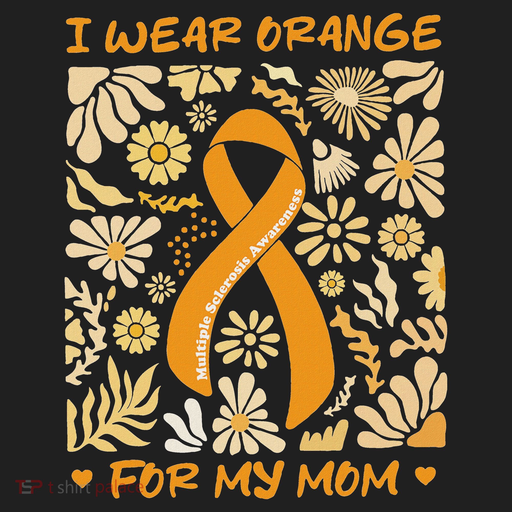 Multiple Sclerosis Awareness I Wear Orange Hat