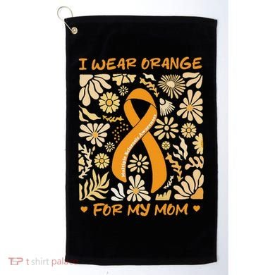 Multiple Sclerosis Awareness I Wear Orange Golf Towel