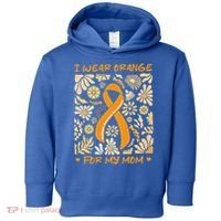 Multiple Sclerosis Awareness I Wear Orange Toddler Hoodie thumb 0