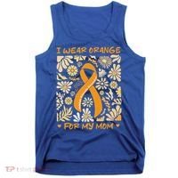 Multiple Sclerosis Awareness I Wear Orange Tank Top thumb 0