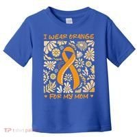 Multiple Sclerosis Awareness I Wear Orange Toddler T-Shirt thumb 0