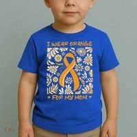 Multiple Sclerosis Awareness I Wear Orange Toddler T-Shirt thumb 2