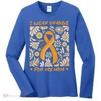 Multiple Sclerosis Awareness I Wear Orange Women's Long Sleeve Shirt thumb 0