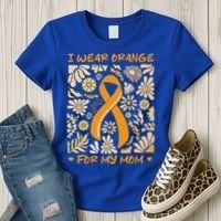 Multiple Sclerosis Awareness I Wear Orange Women's T-Shirt thumb 3