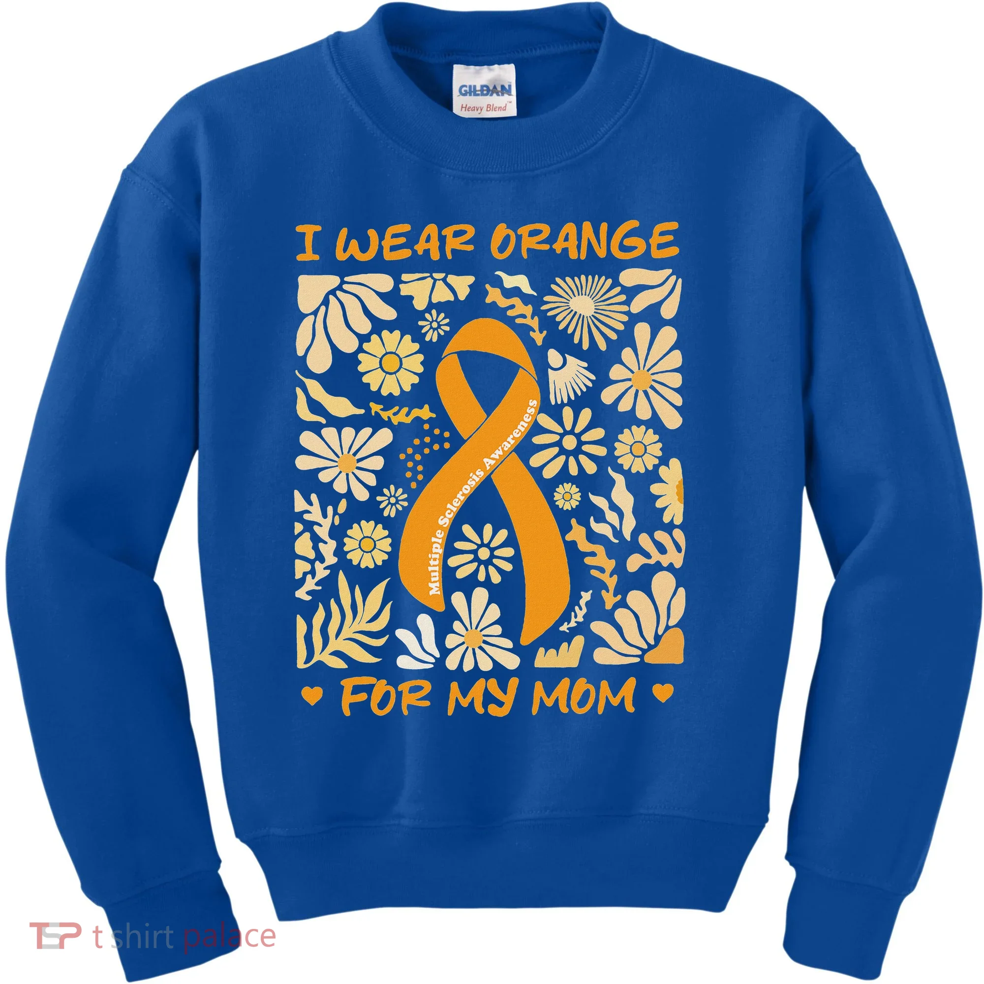 Multiple Sclerosis Awareness I Wear Orange Kids Sweatshirt