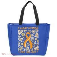 Multiple Sclerosis Awareness I Wear Orange Tote Bag thumb 0