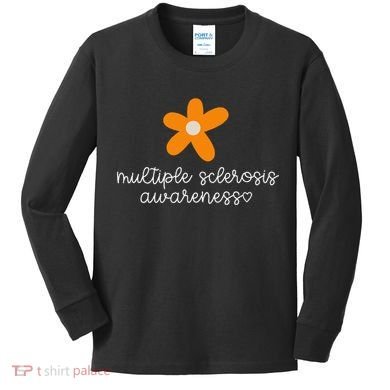 Multiple Sclerosis Awareness Kids Long Sleeve Shirt