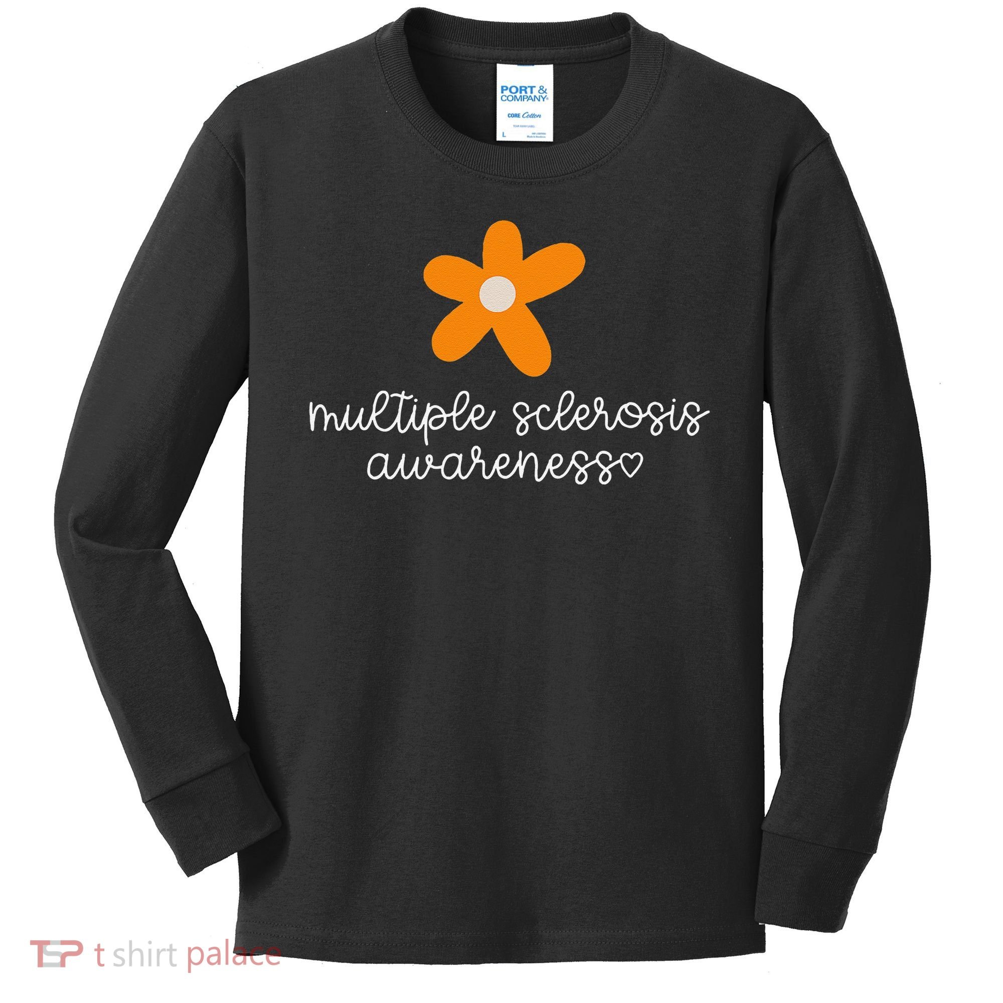 Multiple Sclerosis Awareness Kids Long Sleeve Shirt