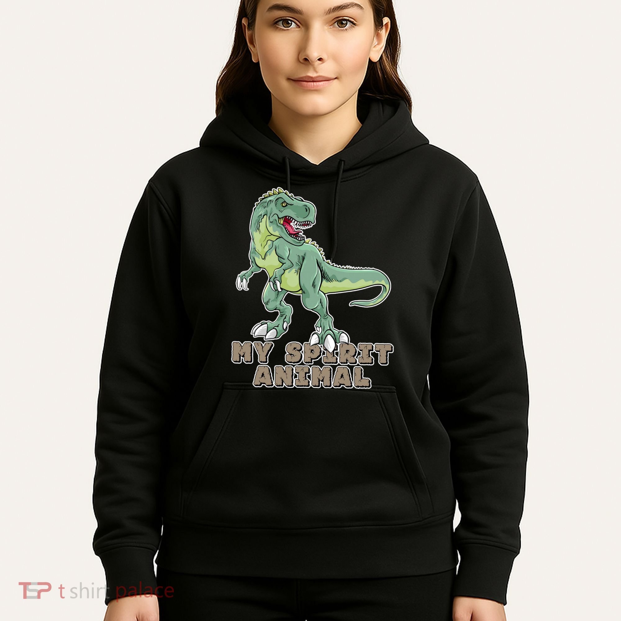 My Spirit Animal Is A T Rex Hoodie