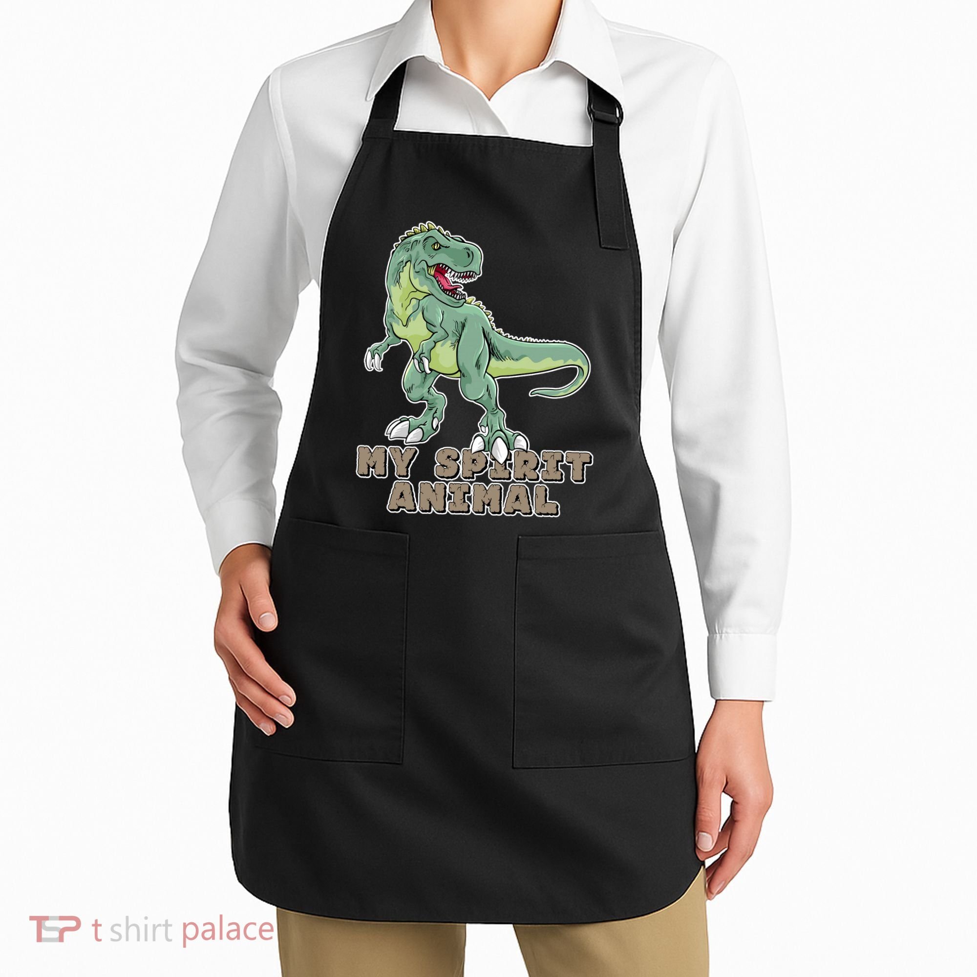 My Spirit Animal Is A T Rex Apron