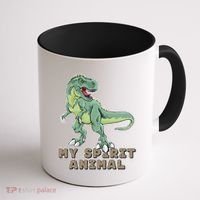 My Spirit Animal Is A T Rex Coffee Mug thumb 1