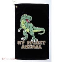 My Spirit Animal Is A T Rex Golf Towel thumb 0