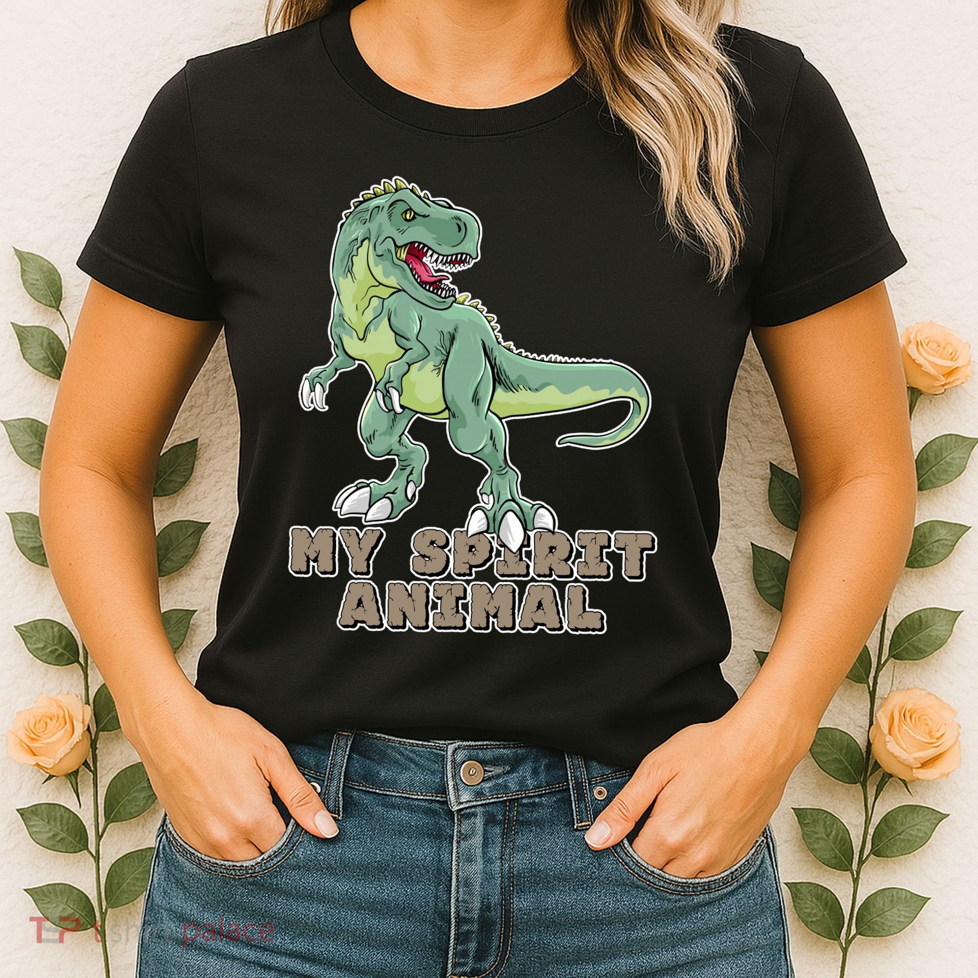 My Spirit Animal Is A T Rex Women's T-Shirt