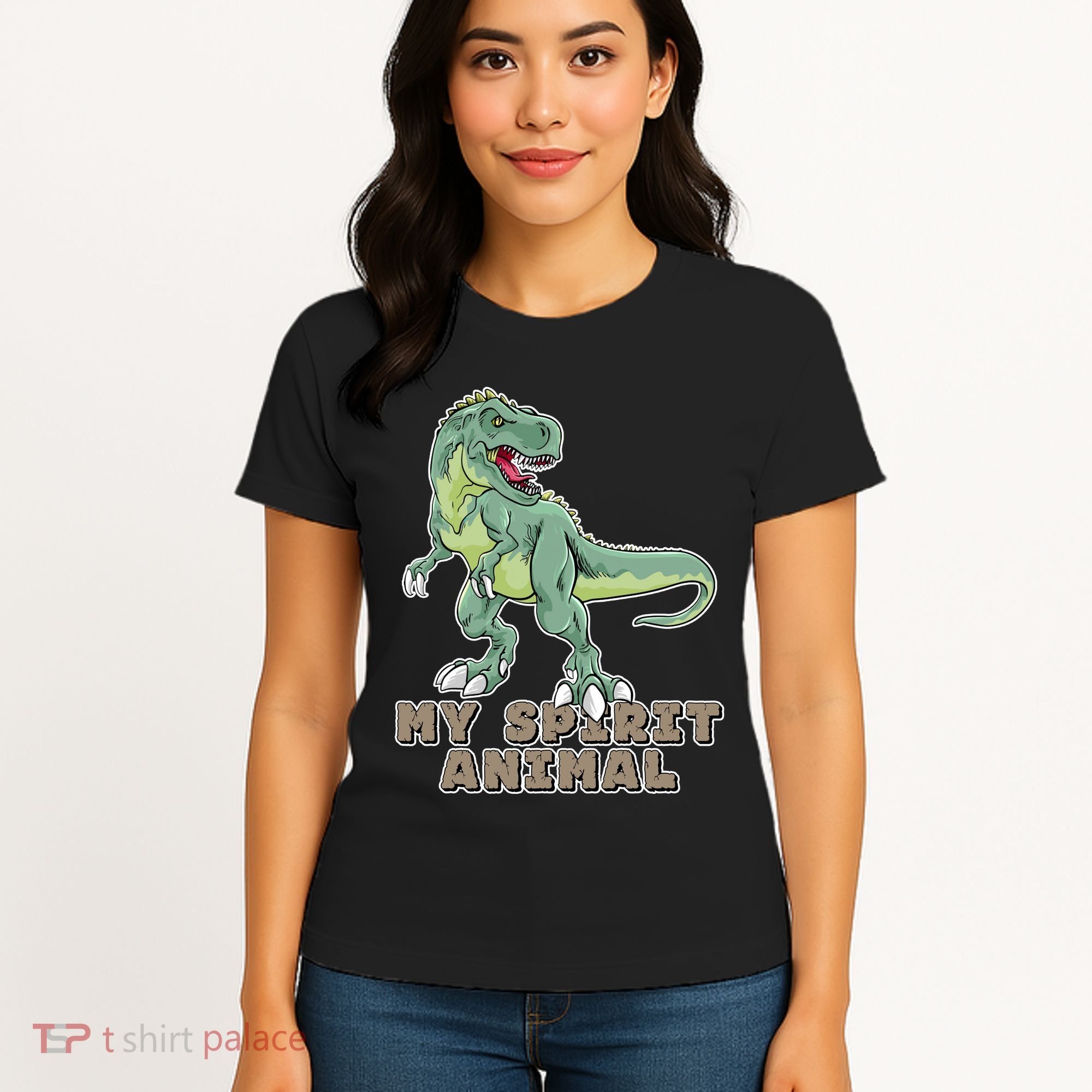 My Spirit Animal Is A T Rex Women's T-Shirt