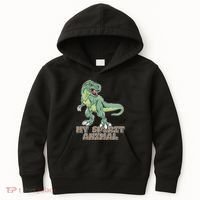 My Spirit Animal Is A T Rex Kids Hoodie thumb 0