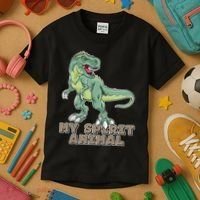 My Spirit Animal Is A T Rex Kids T-Shirt thumb 3