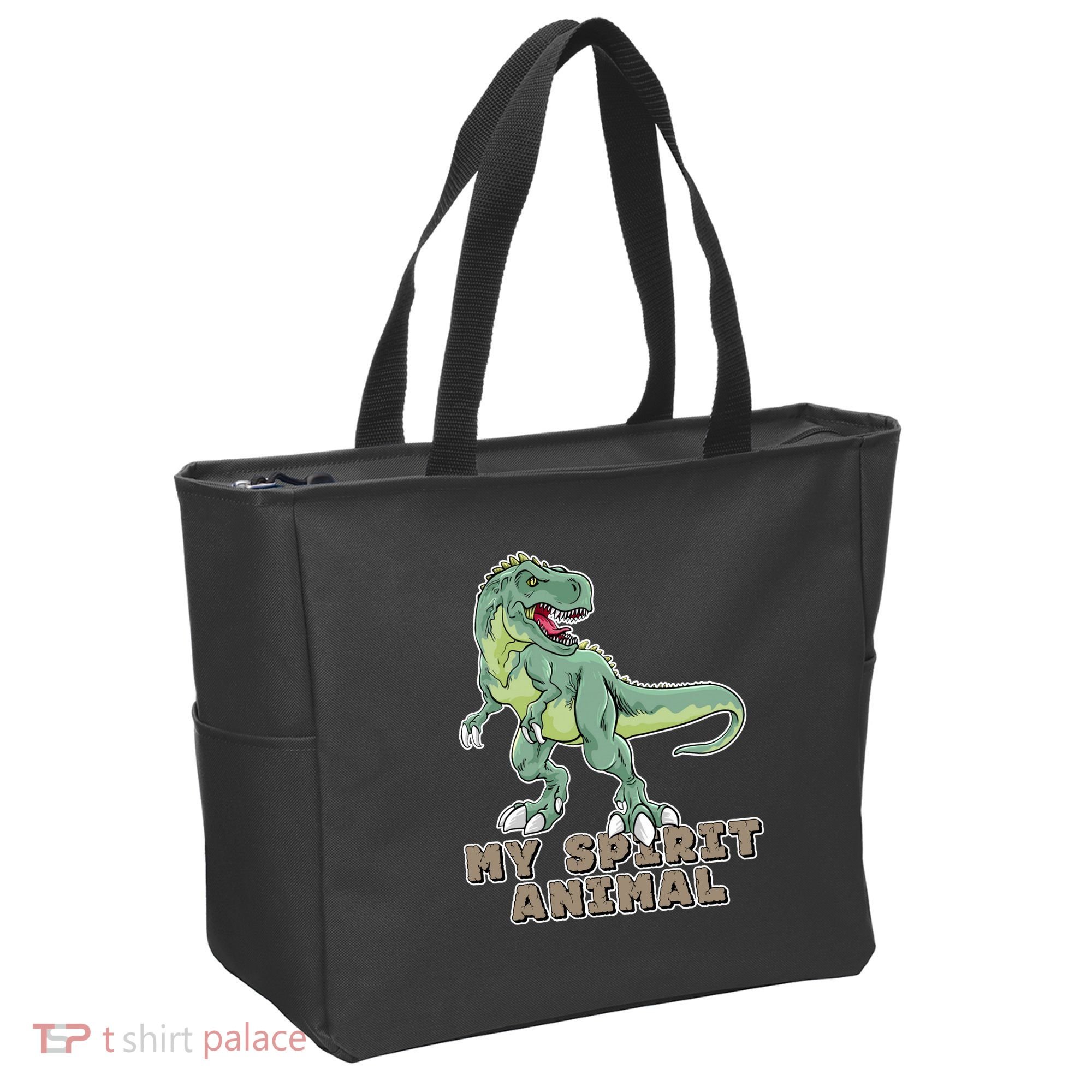 My Spirit Animal Is A T Rex Tote Bag