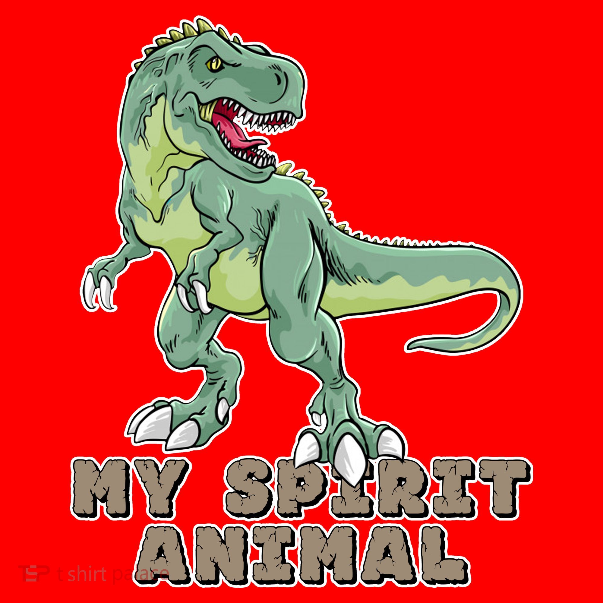 My Spirit Animal Is A T Rex Santa Hat