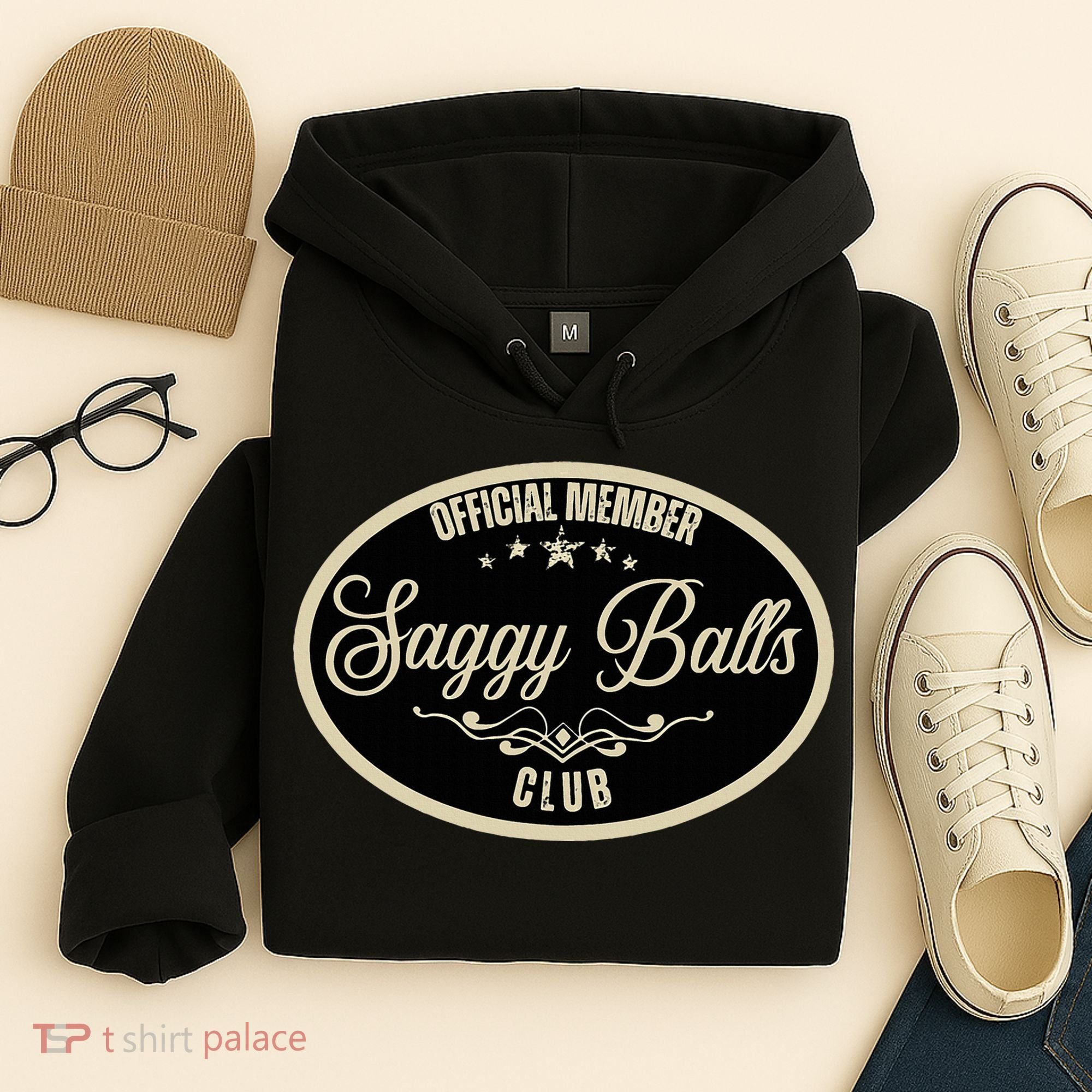 Member Saggy Balls Club Old People Hoodie