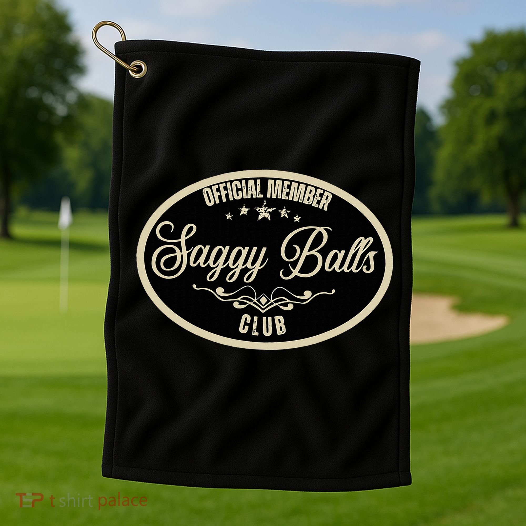 Member Saggy Balls Club Old People Golf Towel