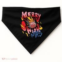 Merry Swishmas Basketball USA-Made Doggie Bandana thumb 0