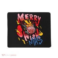Merry Swishmas Basketball Mousepad thumb 0