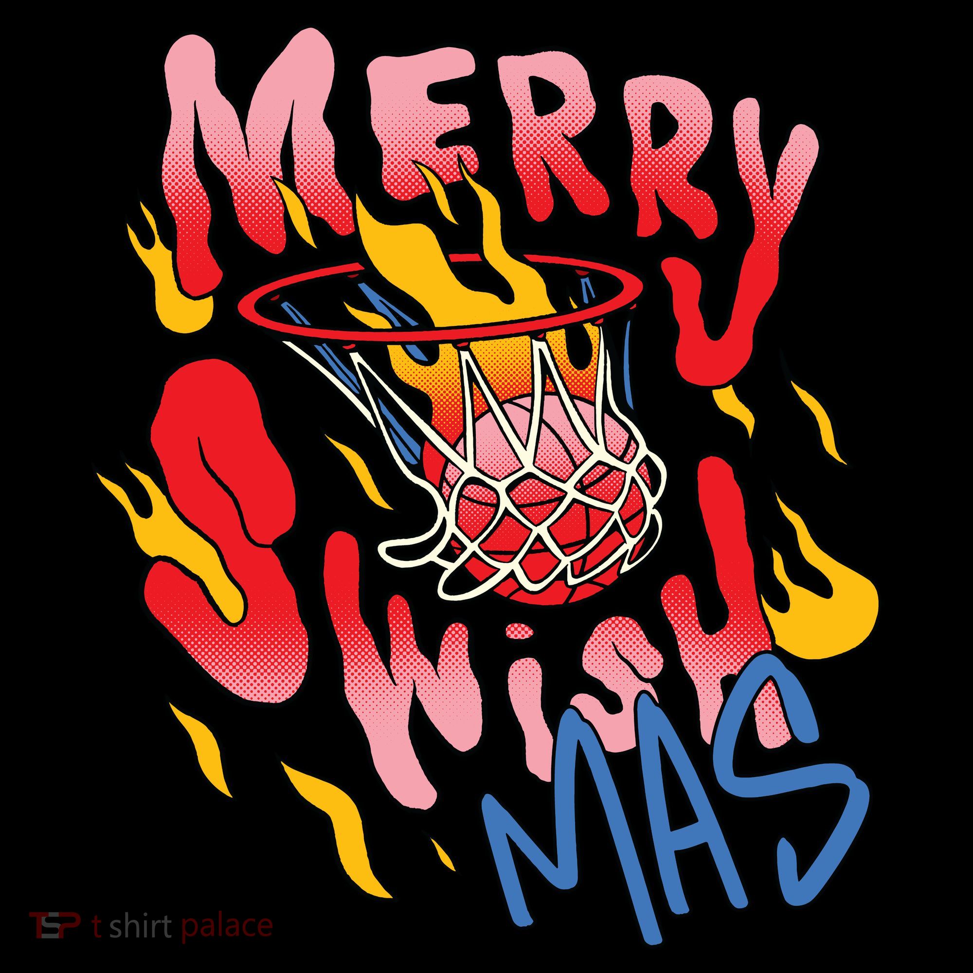 Merry Swishmas Basketball Mousepad
