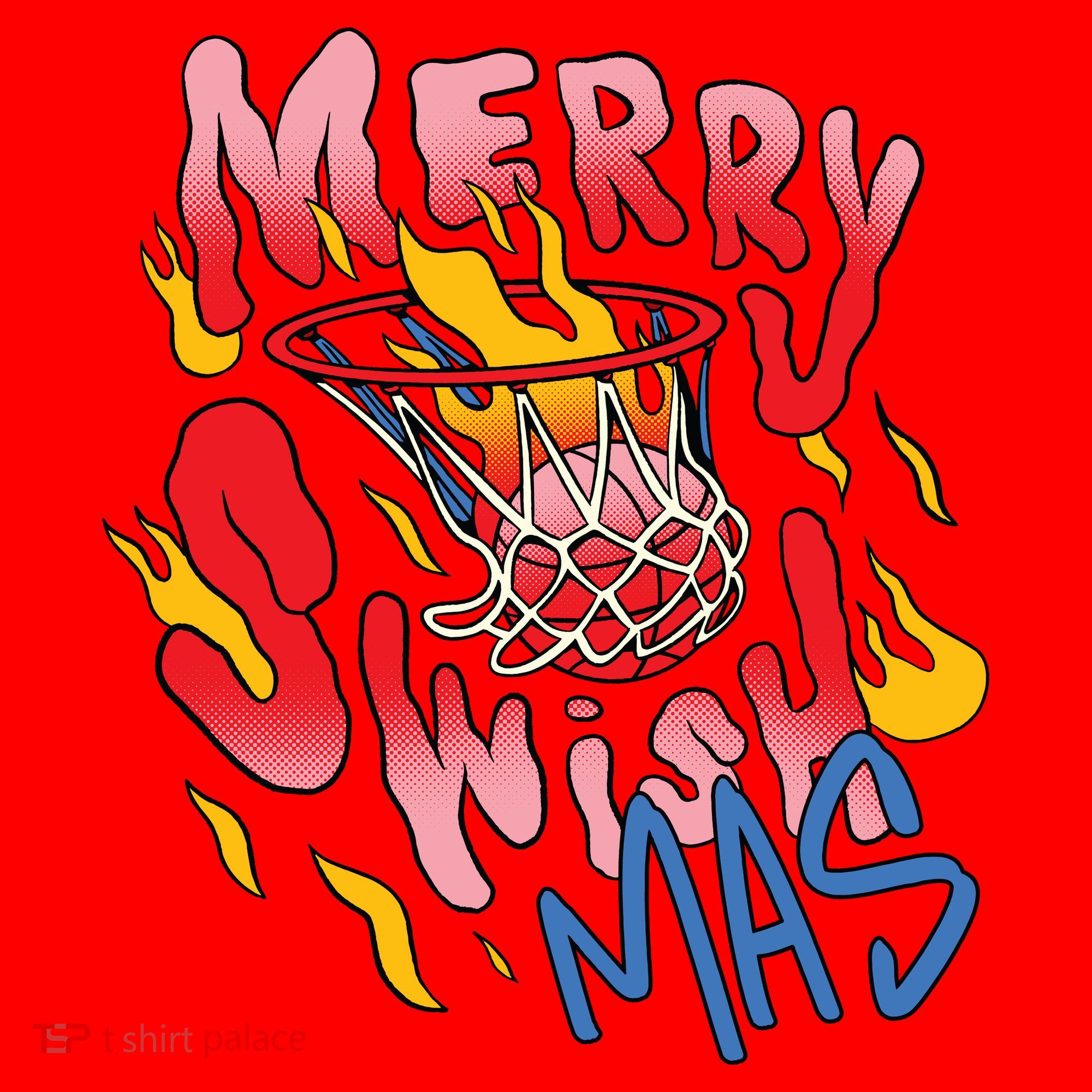 Merry Swishmas Basketball Santa Hat