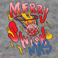 Merry Swishmas Basketball Kids Sweatshirt thumb 2