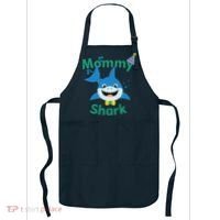 Mommy Shark Birthday Party Matching Family Apron thumb 0