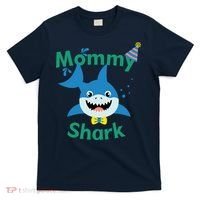 Mommy Shark Birthday Party Matching Family T-Shirt thumb 0