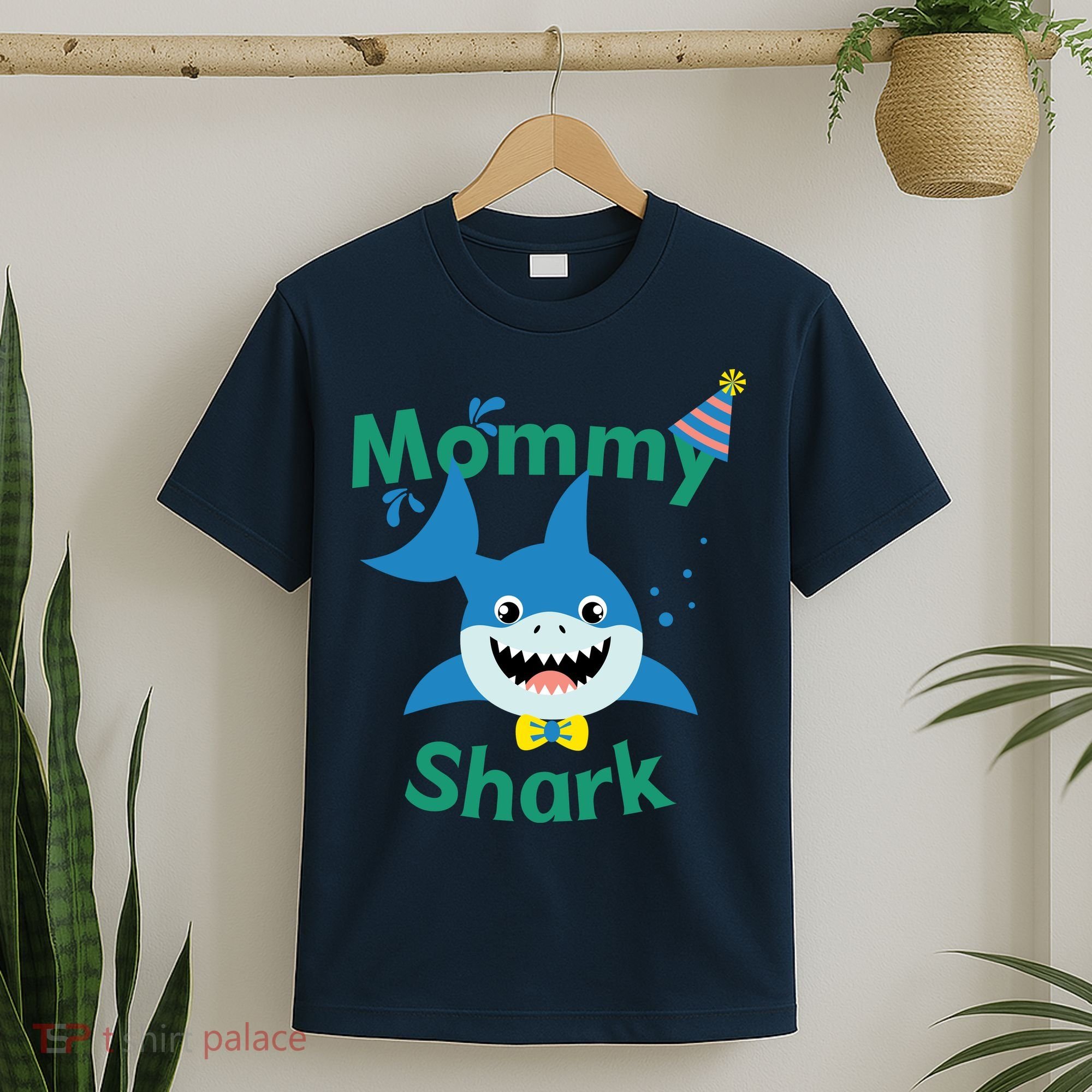 Mommy Shark Birthday Party Matching Family T-Shirt