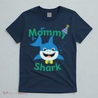 Mommy Shark Birthday Party Matching Family T-Shirt thumb 5