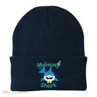 Mommy Shark Birthday Party Matching Family Beanie thumb 0
