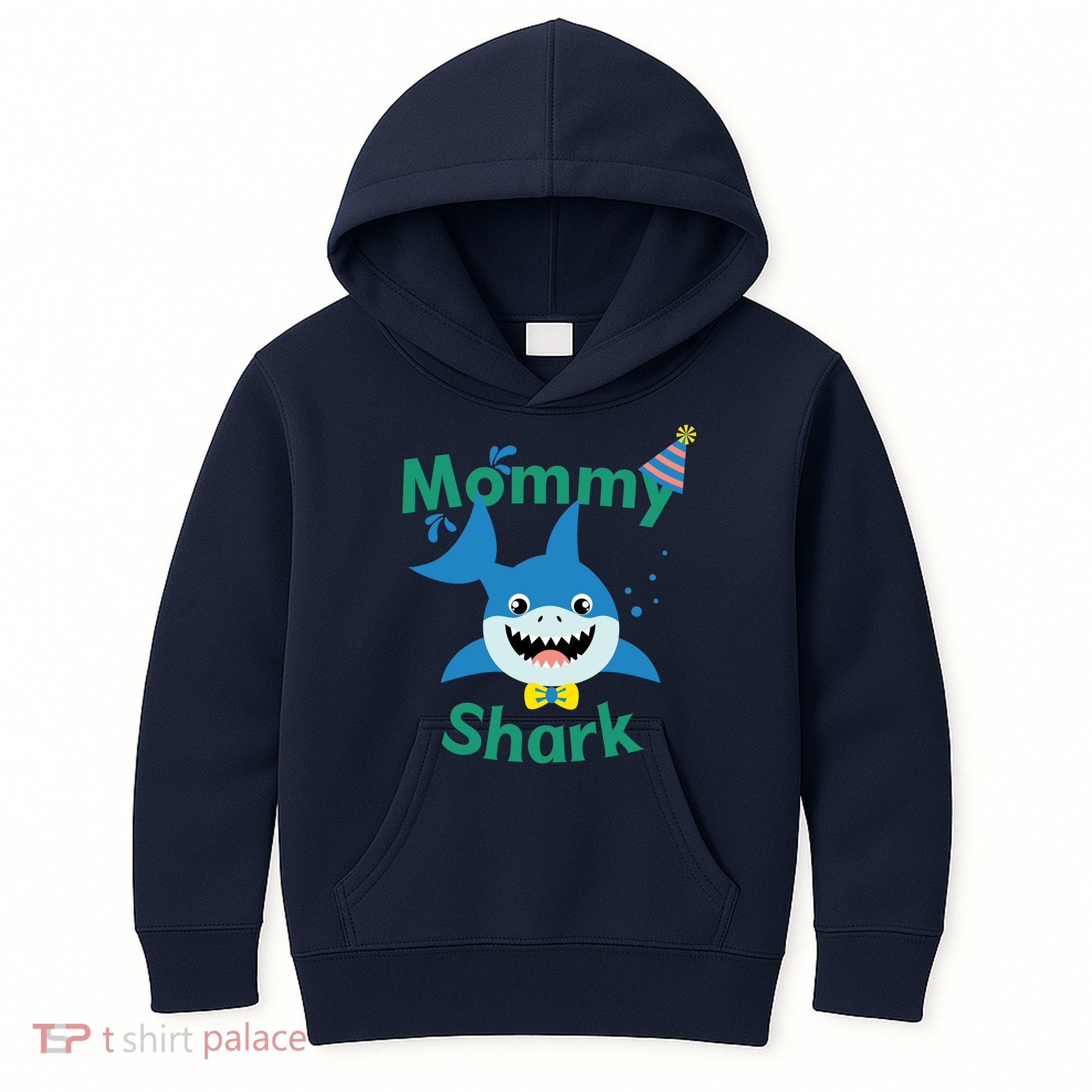 Mommy Shark Birthday Party Matching Family Kids Hoodie