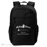 Multiple Sclerosis Bullshit Would Not Recommend Backpack thumb 0
