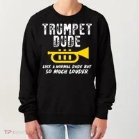 Marching School Band Funny Trumpet Women's Sweatshirt thumb 0