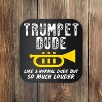 Marching School Band Funny Trumpet Coaster thumb 0