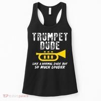 Marching School Band Funny Trumpet Women's Tank Top thumb 0