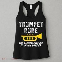 Marching School Band Funny Trumpet Women's Tank Top thumb 3