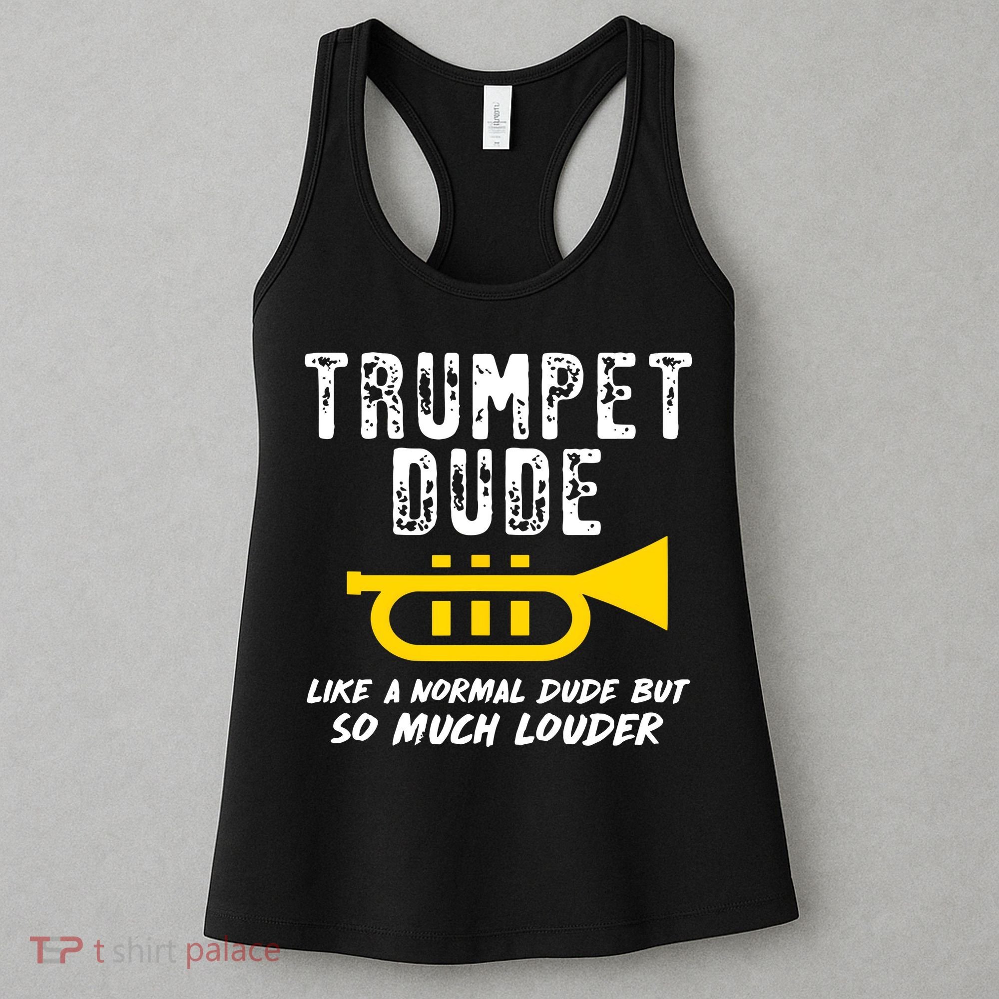 Marching School Band Funny Trumpet Women's Tank Top