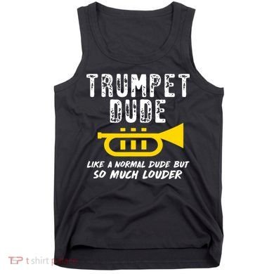 Marching School Band Funny Trumpet Tank Top
