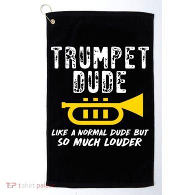 Marching School Band Funny Trumpet Golf Towel
