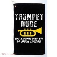 Marching School Band Funny Trumpet Golf Towel thumb 0