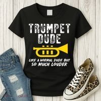 Marching School Band Funny Trumpet Women's T-Shirt thumb 3